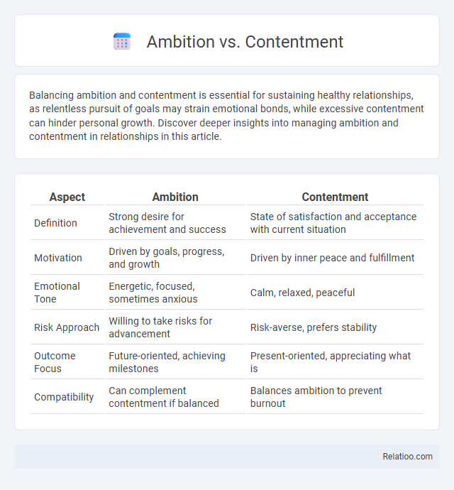 Ambition vs. Contentment - What is The Difference?