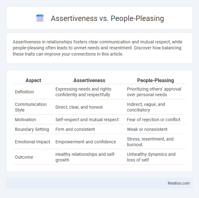 Assertiveness vs. People-Pleasing - What is The Difference?