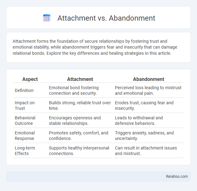 Attachment vs. Abandonment - What is The Difference?