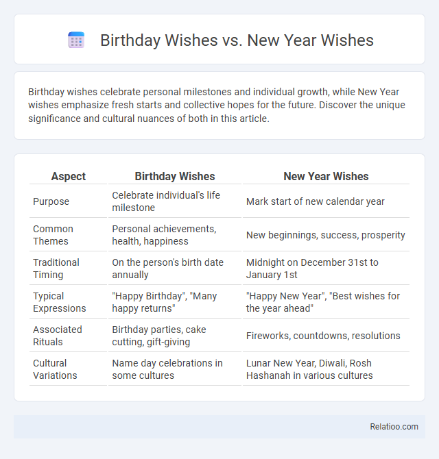 Birthday Wishes vs. New Year Wishes - What is The Difference?