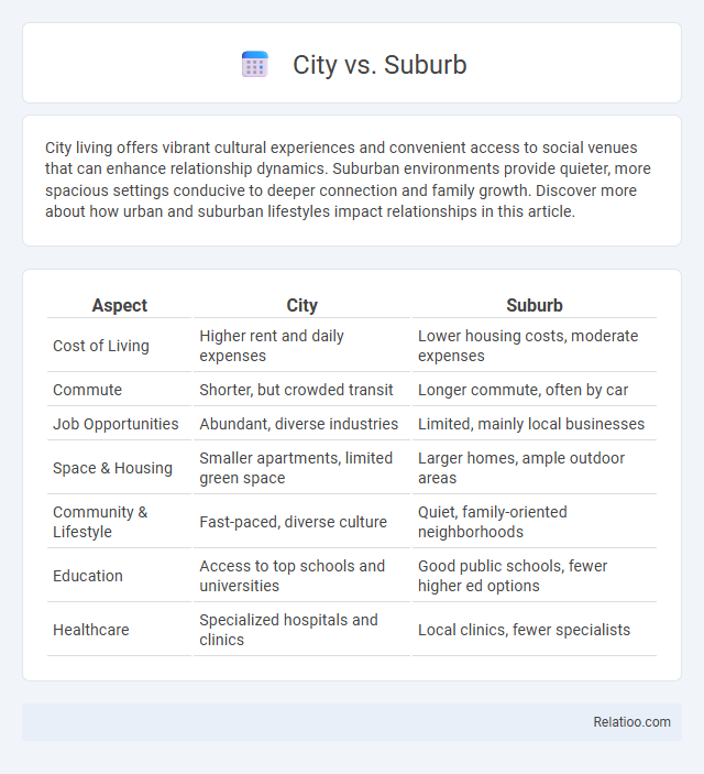 City vs. Suburb - What is The Difference?