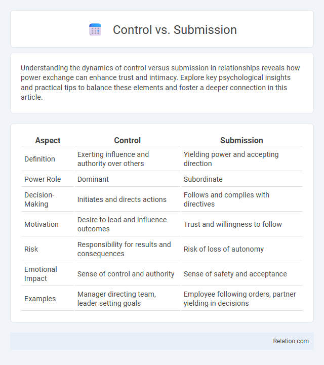 Control vs. Submission - What is The Difference?