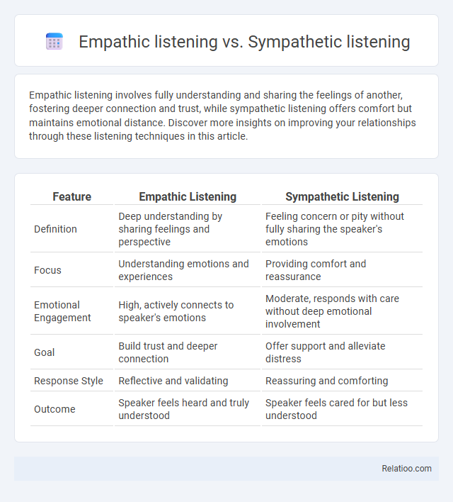 Empathic listening vs. Sympathetic listening - What is The Difference?
