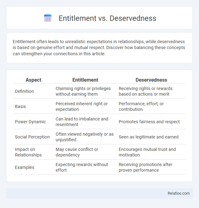 Entitlement vs. Deservedness - What is The Difference?
