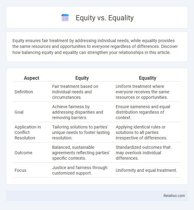 Equity vs. Equality - What is The Difference?