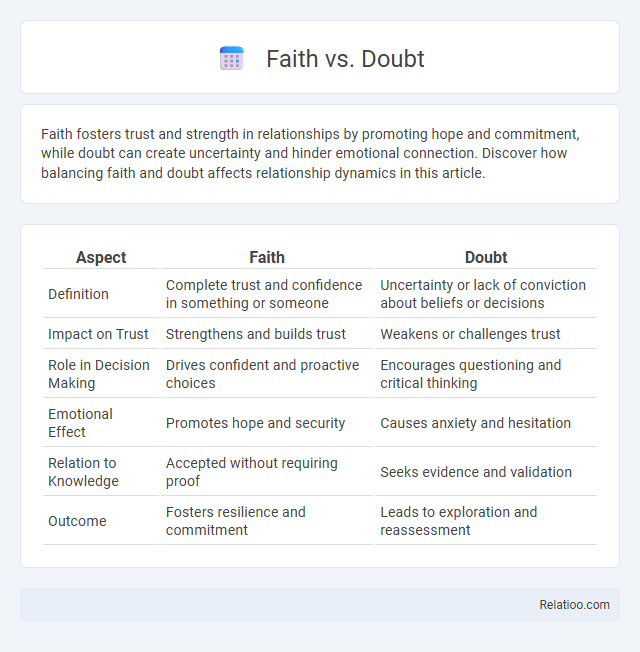 Faith vs. Doubt - What is The Difference?