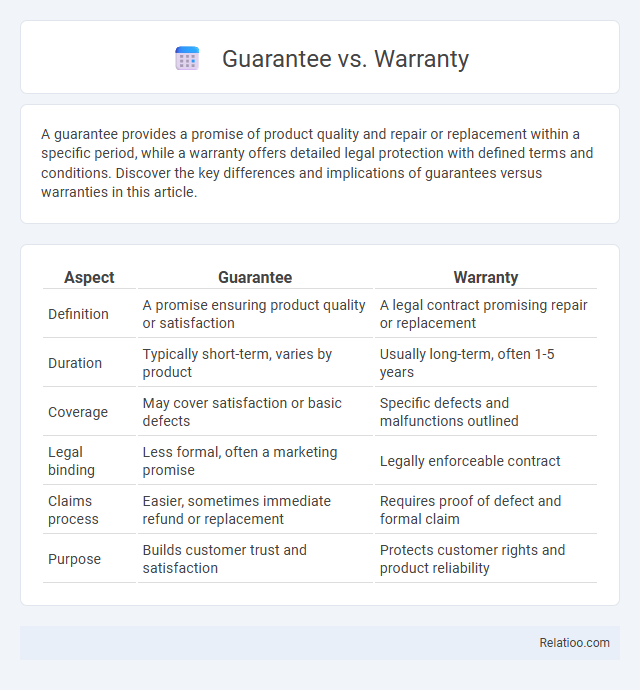 Guarantee vs. Warranty - What is The Difference?