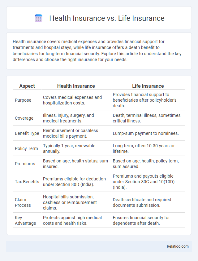 Health Insurance vs. Life Insurance - What is The Difference?