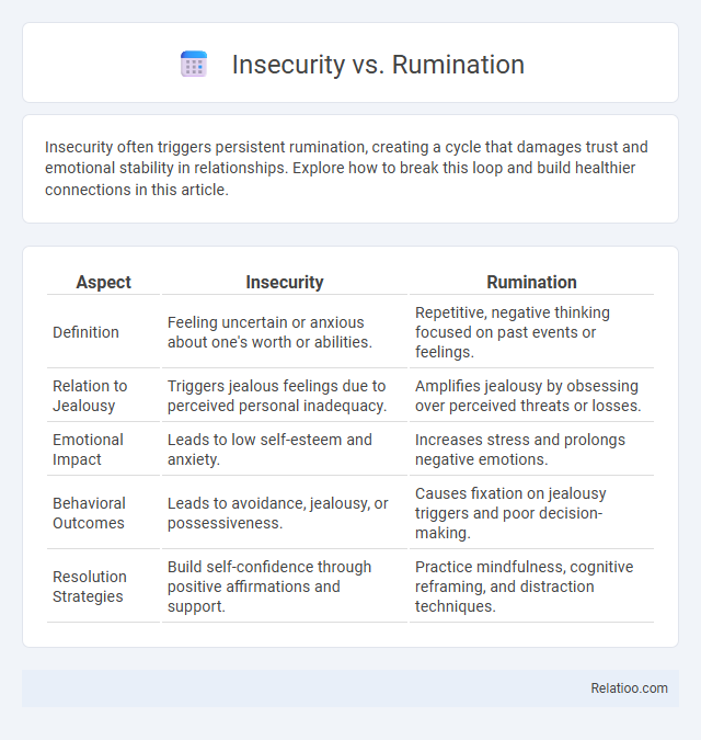 Insecurity vs. Rumination - What is The Difference?