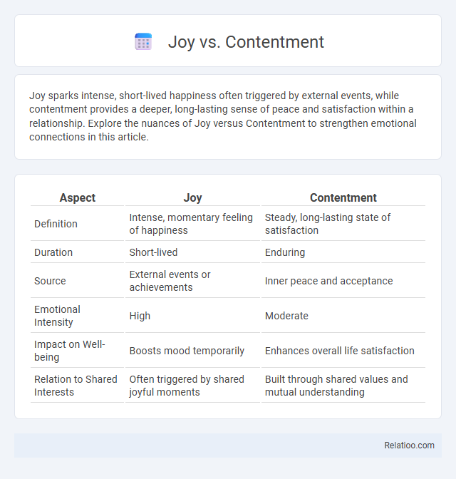 Joy vs. Contentment - What is The Difference?