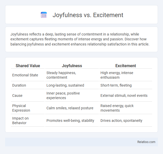 Joyfulness vs. Excitement - What is The Difference?