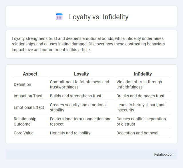 Loyalty vs. Infidelity - What is The Difference?