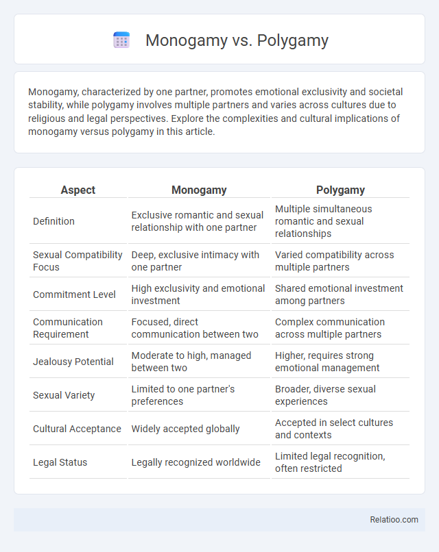 Monogamy vs. Polygamy - What is The Difference?