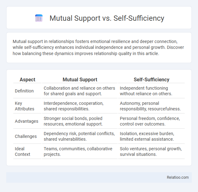 Mutual Support vs. Self-Sufficiency - What is The Difference?