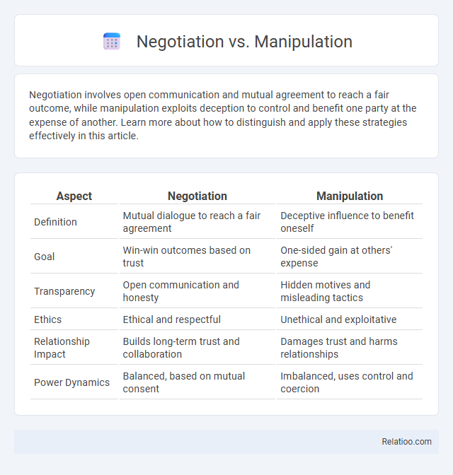 Negotiation vs. Manipulation - What is The Difference?
