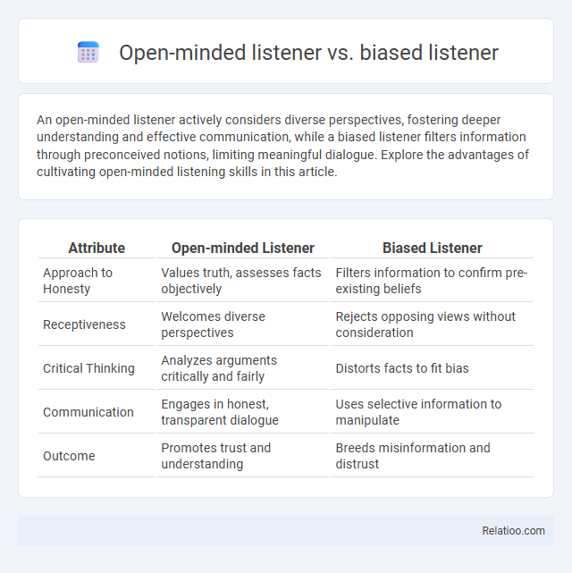 Open-minded listener vs. biased listener - What is The Difference?
