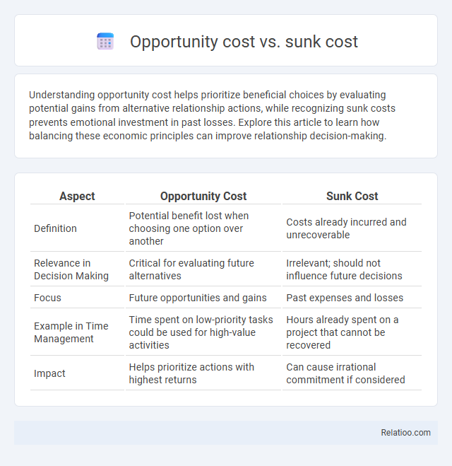 Opportunity cost vs. sunk cost - What is The Difference?