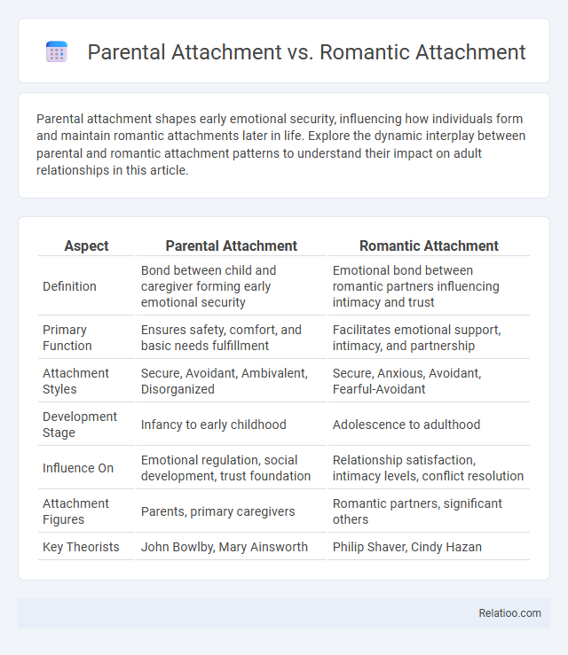 Parental Attachment vs. Romantic Attachment - What is The Difference?