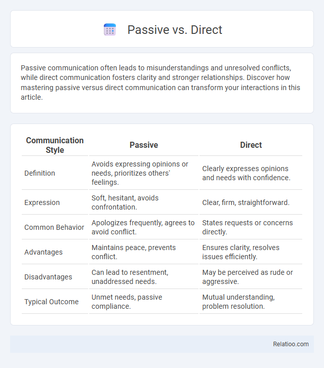 Passive vs. Direct - What is The Difference?