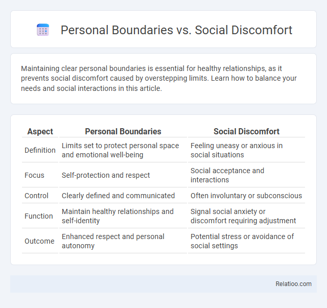 Personal Boundaries vs. Social Discomfort - What is The Difference?