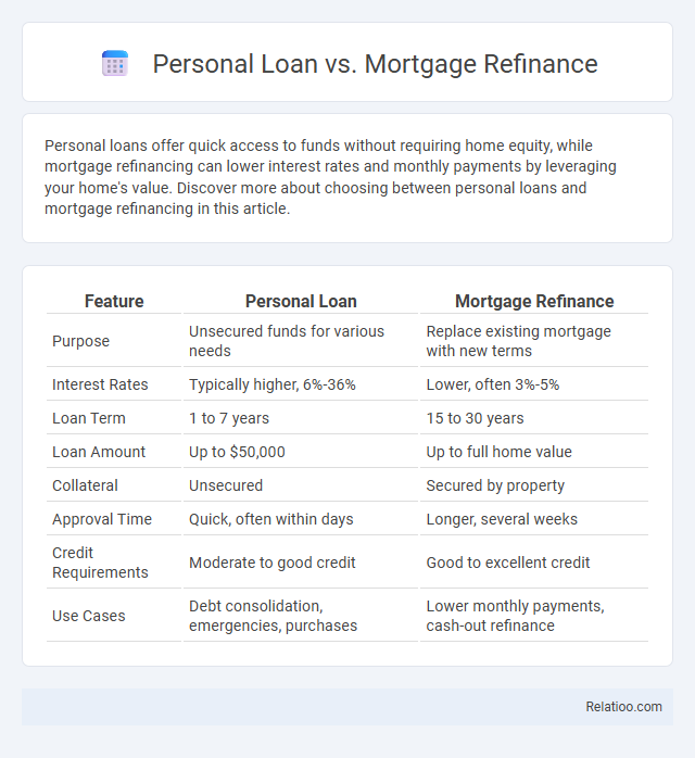 Personal Loan vs. Mortgage Refinance - What is The Difference?
