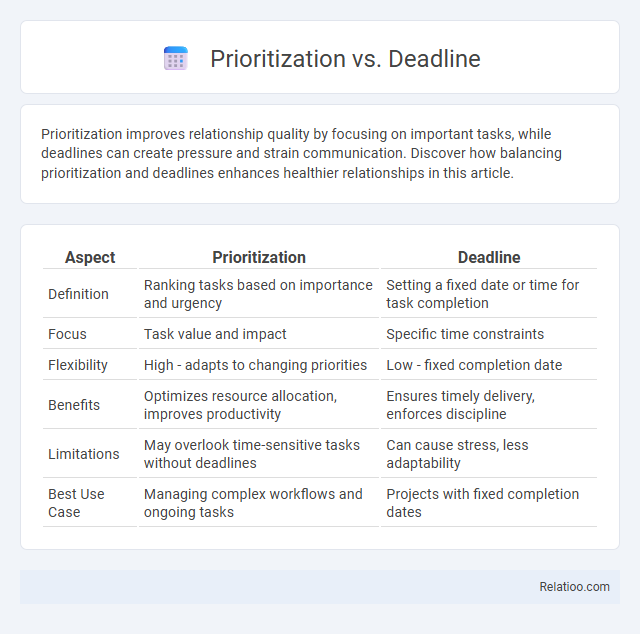 Prioritization vs. Deadline - What is The Difference?