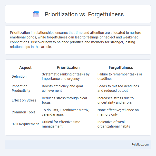 Prioritization vs. Forgetfulness - What is The Difference?