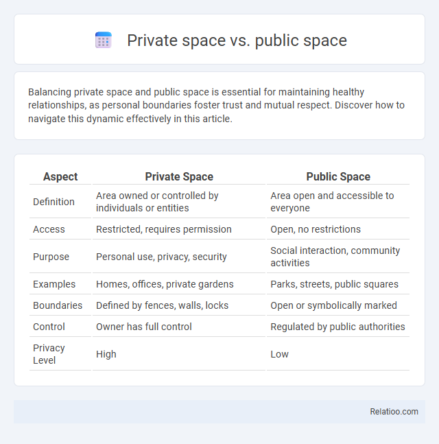 Private space vs. public space - What is The Difference?