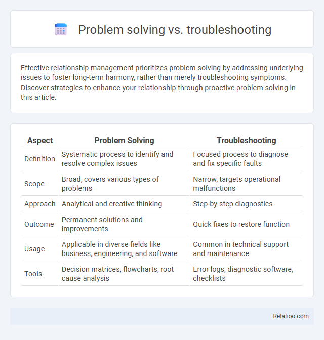 Problem solving vs. troubleshooting - What is The Difference?