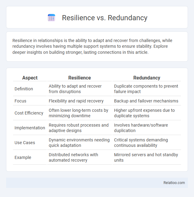 Resilience vs. Redundancy - What is The Difference?