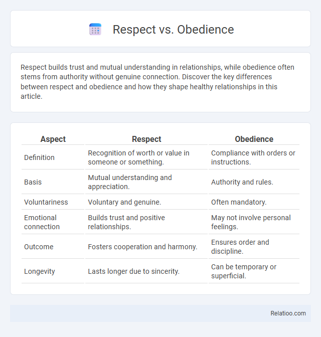 Respect vs. Obedience - What is The Difference?
