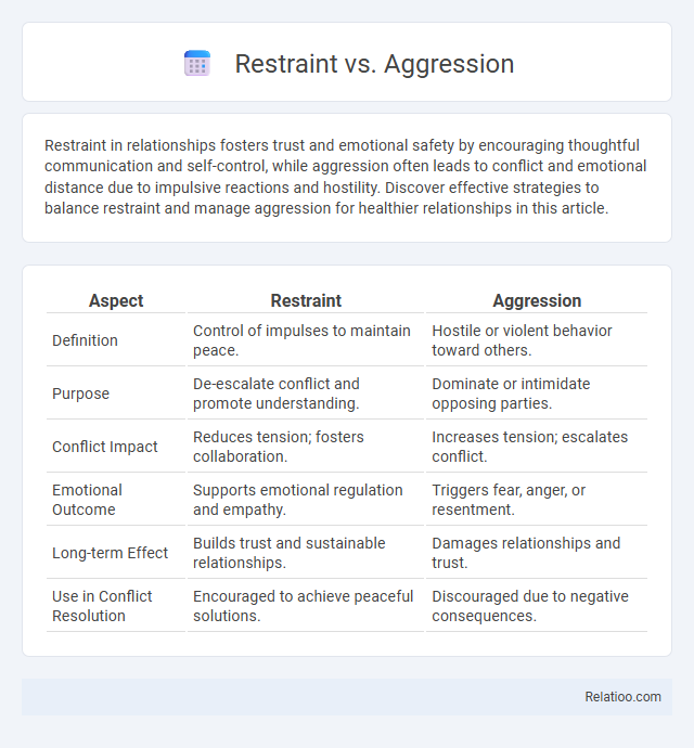 Restraint vs. Aggression - What is The Difference?