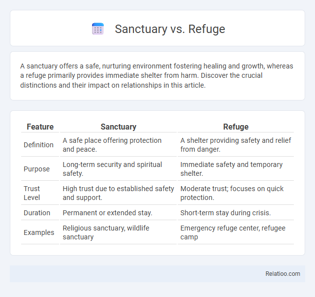Sanctuary vs. Refuge - What is The Difference?