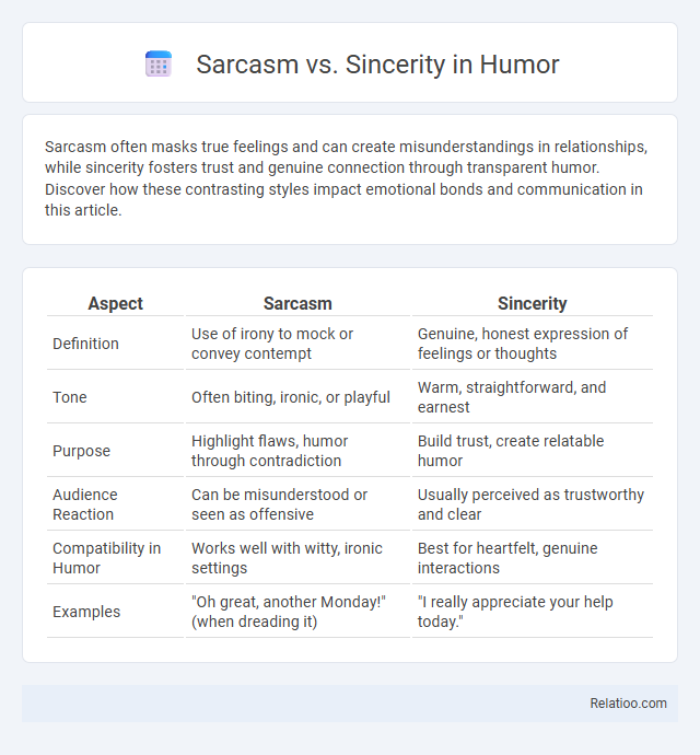 Sarcasm vs. Sincerity in Humor - What is The Difference?