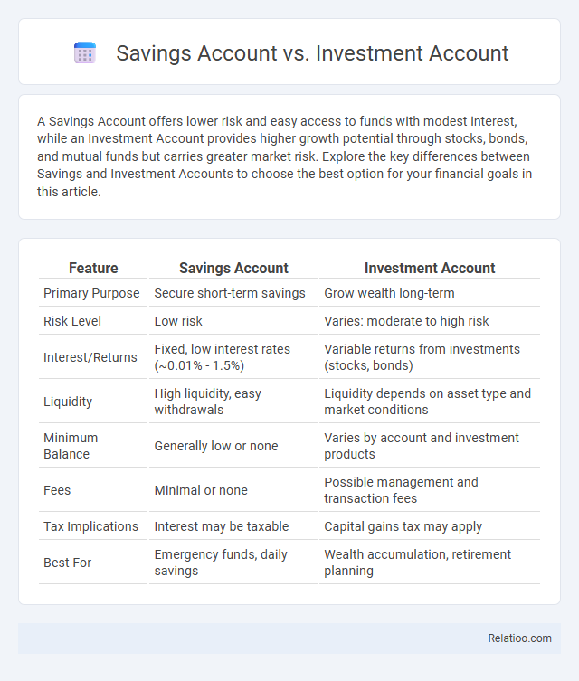 Savings Account vs. Investment Account - What is The Difference?