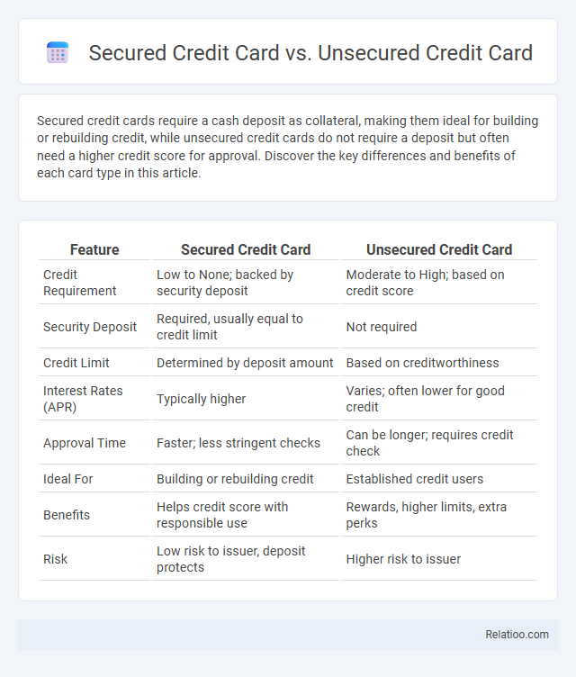 Secured Credit Card vs. Unsecured Credit Card - What is The Difference?