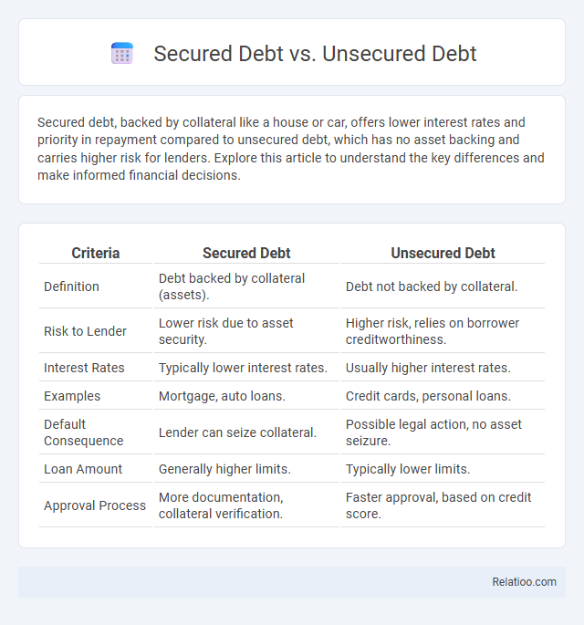 Secured Debt vs. Unsecured Debt - What is The Difference?