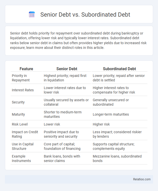 Senior Debt vs. Subordinated Debt - What is The Difference?