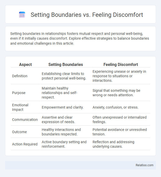 Setting Boundaries vs. Feeling Discomfort - What is The Difference?