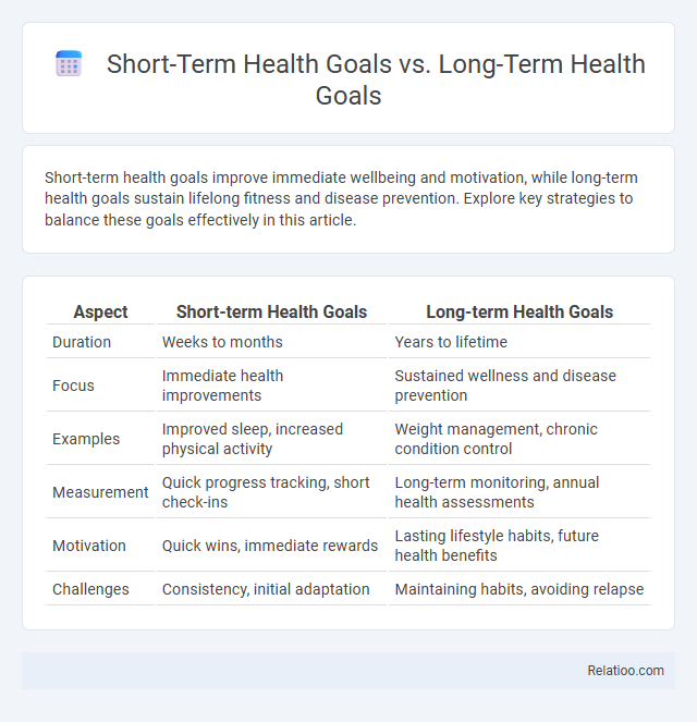 Short-Term Health Goals vs. Long-Term Health Goals - What is The Difference?