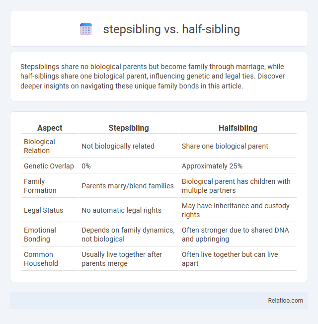stepsibling vs. half-sibling - What is The Difference?
