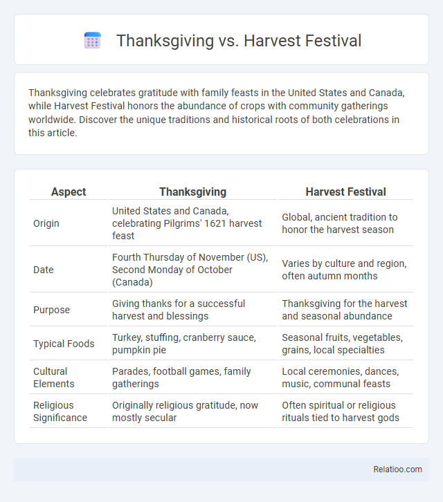Thanksgiving vs. Harvest Festival - What is The Difference?