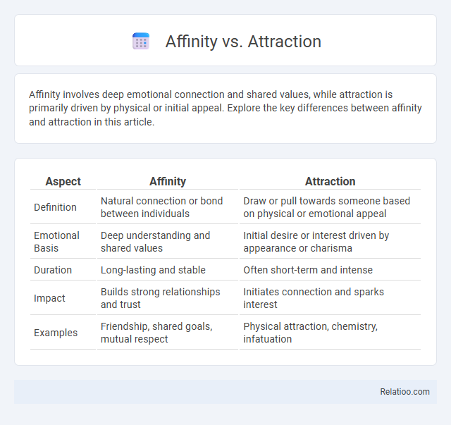 Affinity vs. Attraction - What is The Difference?