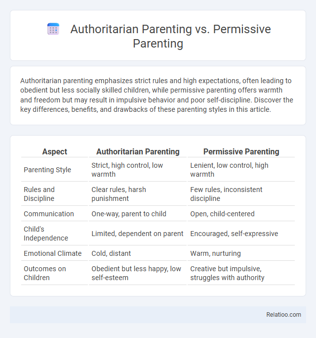 Authoritarian Parenting vs. Permissive Parenting - What is The Difference?