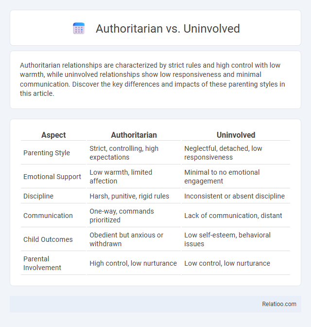 Authoritarian vs. Uninvolved - What is The Difference?