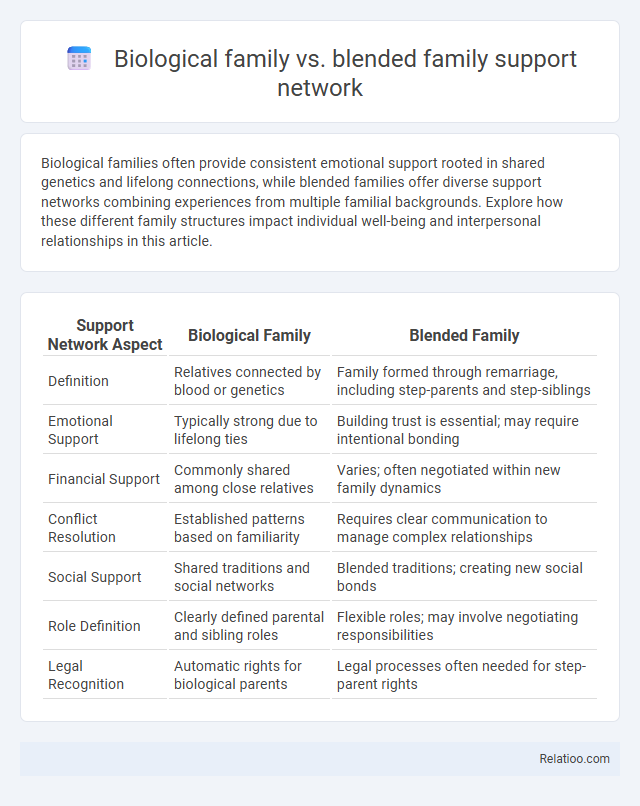 Biological family vs. blended family support network - What is The Difference?