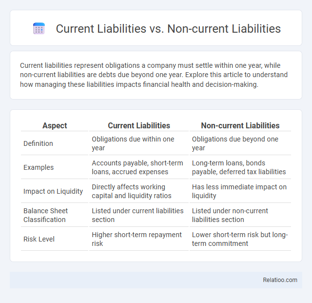 Current Liabilities vs. Non-current Liabilities - What is The Difference?