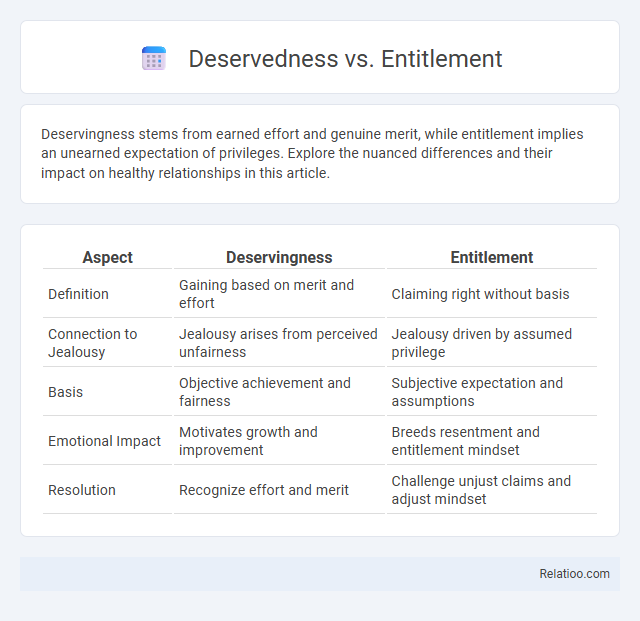 Deservedness vs. Entitlement - What is The Difference?