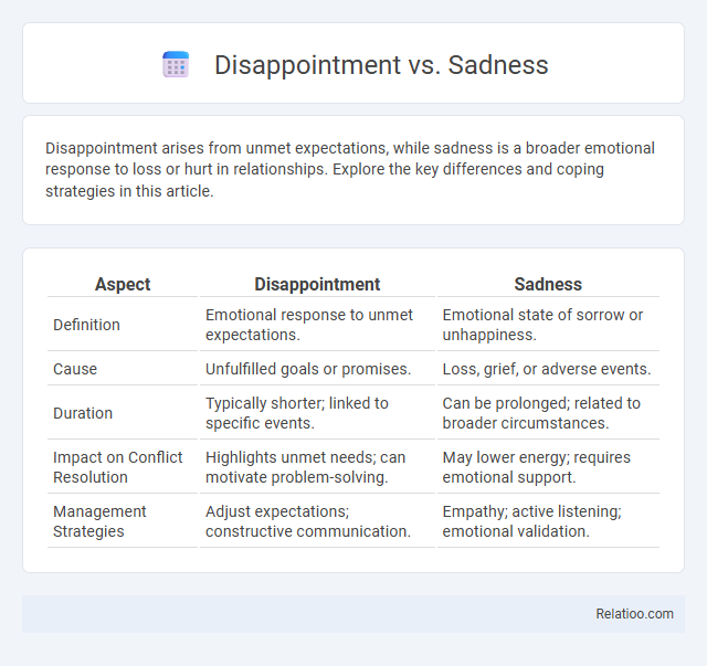Disappointment vs. Sadness - What is The Difference?
