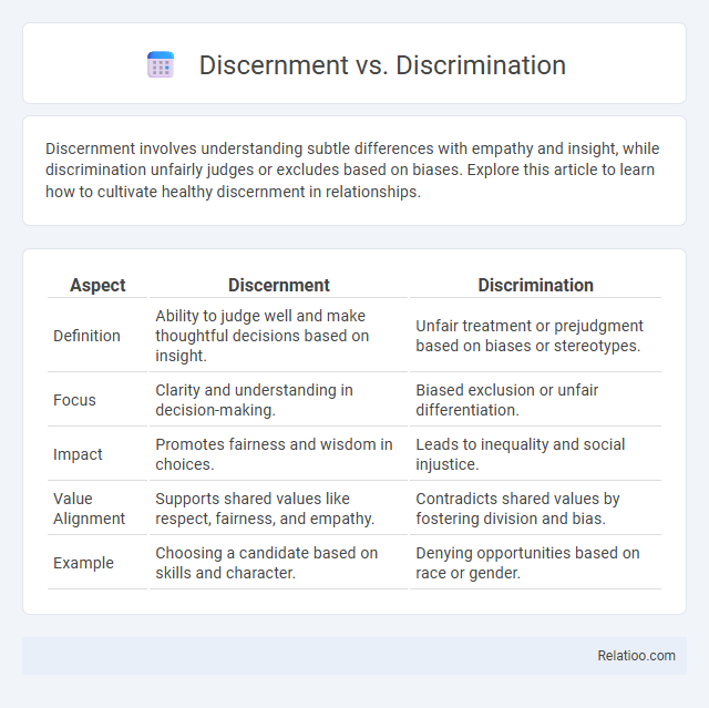 Discernment vs. Discrimination - What is The Difference?
